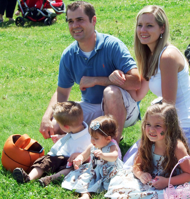 photo of family at Bunny Daze